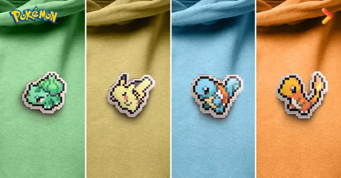 Pokemon Pixel Pins