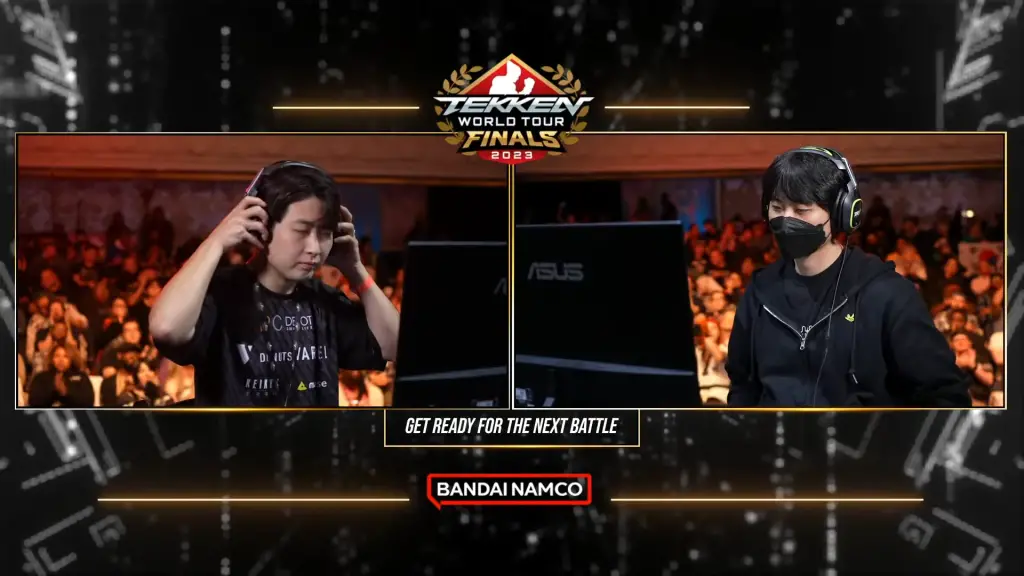 Rangchu and Knee prepare to fight in the Losers Quarter Finals