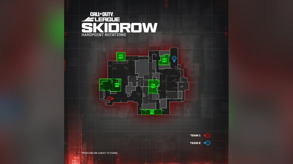 MW3 Competitive Play Map Roster - Skidrow