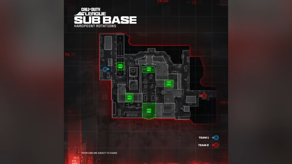 MW3 Ranked Play Map Roster - Sub base