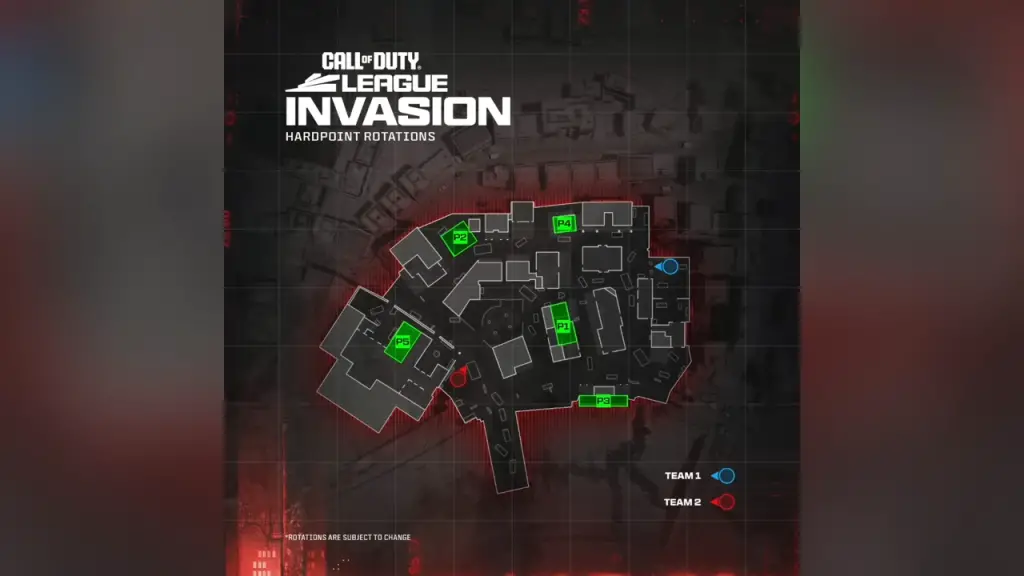 MW3 Competitive Play Map Roster - Invasion
