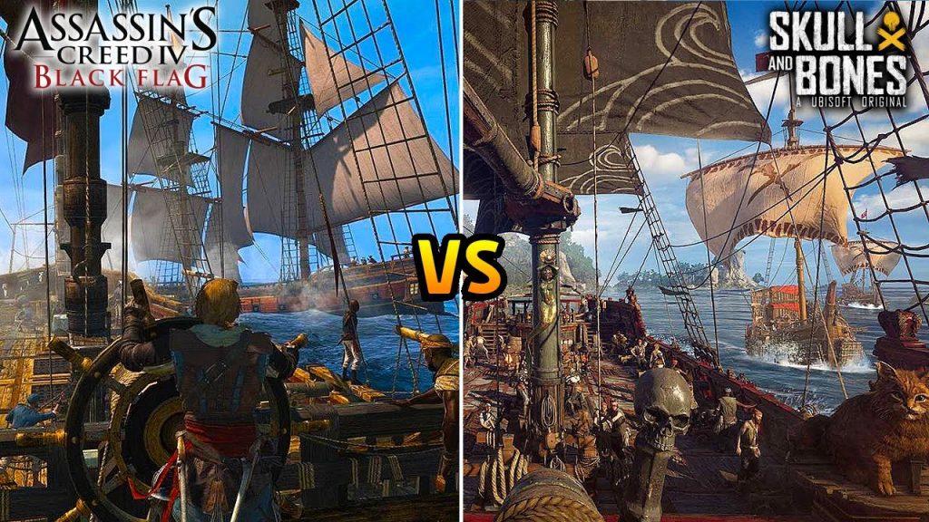 The pirate experience in Skull & Bones is severely lacking in comparison to Assassin's Creed IV (AC IV) Black Flag.