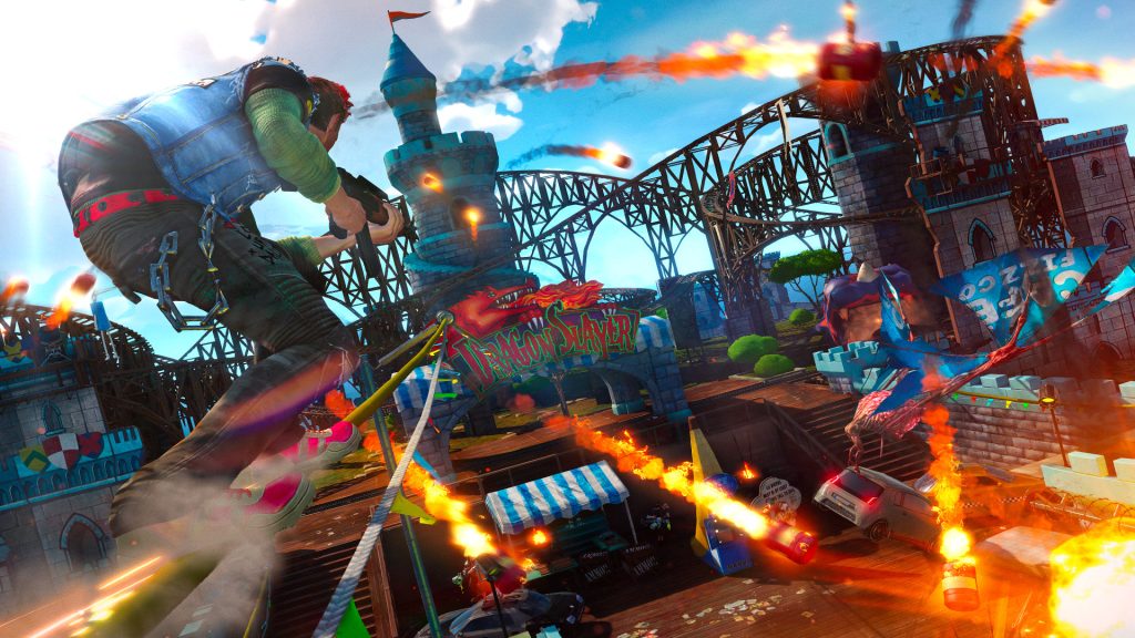 Sunset Overdrive gameplay.