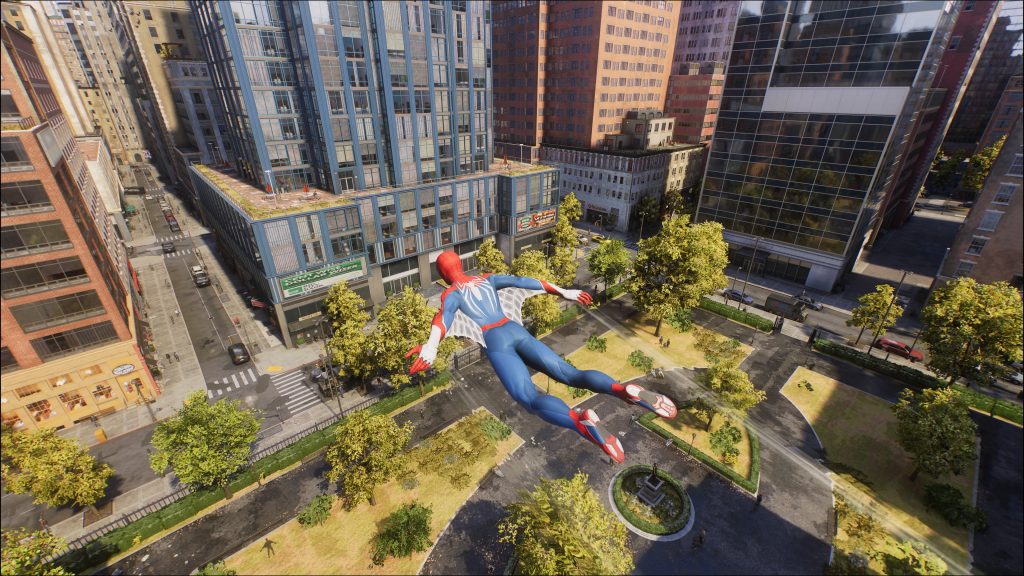 Spider-Man Web Gliding in Spider-Man 2
