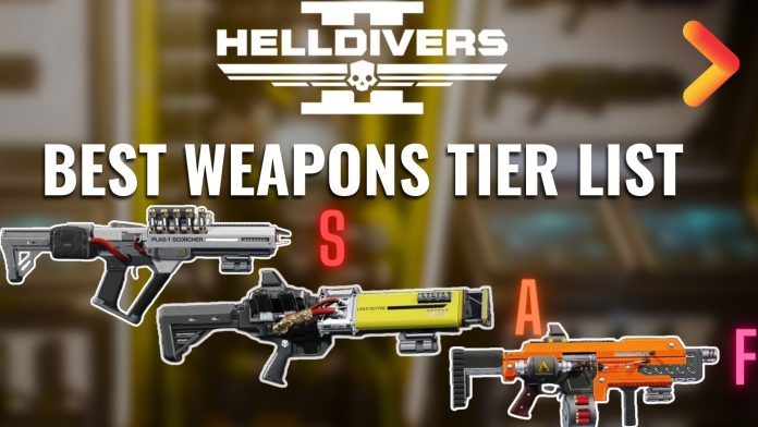 Best Guns Helldivers 2 - Helldivers 2 Best Guns - Best Weapons Helldivers 2 - Helldivers 2 Weapons Tier List
