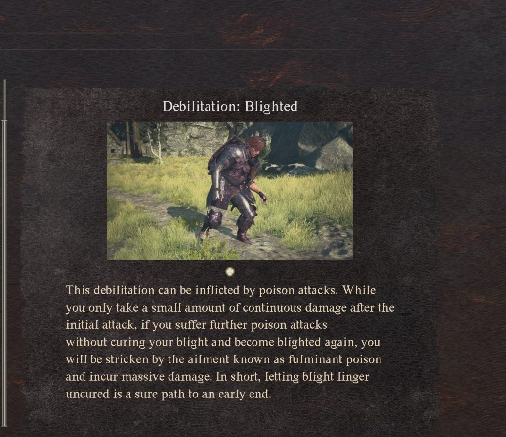 Blighted is one of the harshest debilitations in Dragon's Dogma II.