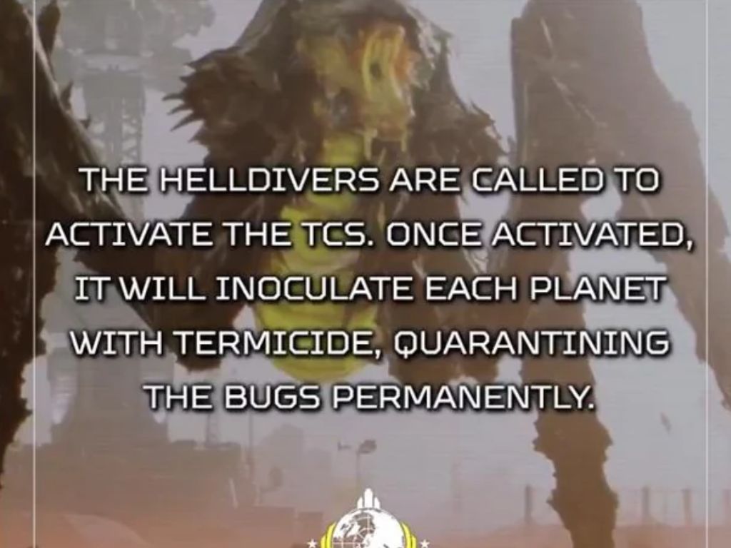 Helldivers Terminid Control Major Order Update
