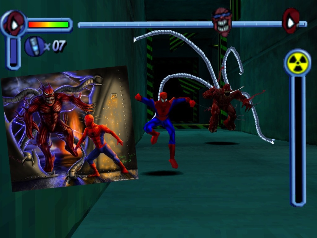 NeverSoft's Spiderman on the PS1 is one of the prime examples of action adventure games done right.