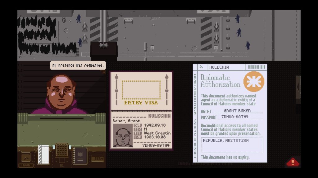 Papers, Please is one of the most dope no WiFi mobile games, period!
